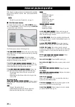 Предварительный просмотр 30 страницы Yamaha BD-A1020 Owner'S Manual