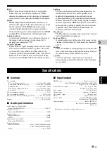 Предварительный просмотр 49 страницы Yamaha BD-A1020 Owner'S Manual