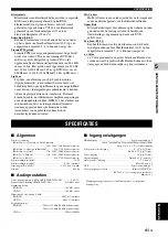 Preview for 309 page of Yamaha BD-S1067 Owner'S Manual