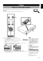 Предварительный просмотр 13 страницы Yamaha BD-S2900 - Blu-Ray Disc Player Owner'S Manual