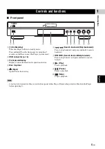 Preview for 9 page of Yamaha BD-S673 Owner'S Manual