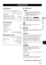 Preview for 139 page of Yamaha BD-S677 Owner'S Manual