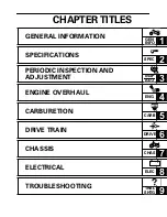 Preview for 6 page of Yamaha BEARTRACKER YFM250XC Service Manual