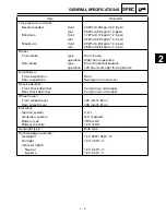 Preview for 27 page of Yamaha BEARTRACKER YFM250XC Service Manual