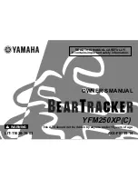 Yamaha BEARTRACKER YFM250XP Owner'S Manual preview