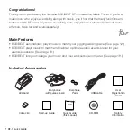 Preview for 2 page of Yamaha BF-1 - BODiBEAT Music Player/Heart Rate... Quick Manual