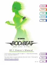Preview for 1 page of Yamaha BODiBEAT BF-1 Owner'S Manual