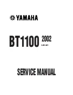 Preview for 1 page of Yamaha BT1100 2002 Service Manual