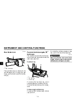 Preview for 20 page of Yamaha BWS CW50 Owner'S Manual