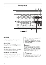 Предварительный просмотр 12 страницы Yamaha C-5000 Owner'S Manual