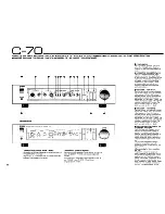 Preview for 12 page of Yamaha C-70 Owner'S Manual