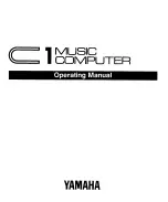 Preview for 1 page of Yamaha C1 Operating Manual