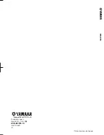 Preview for 106 page of Yamaha C40A Owner'S Manual