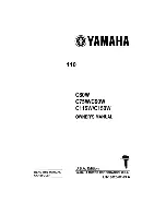 Yamaha C60W Owner'S Manual preview