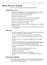 Preview for 5 page of Yamaha CBX-D5 Operating Manual