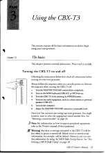 Предварительный просмотр 28 страницы Yamaha CBX-T3 Owner'S Manual