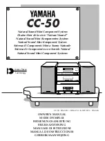 Preview for 1 page of Yamaha CC-50 Owner'S Manual