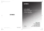 Yamaha CD-C600 Owner'S Manual preview