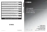 Yamaha CD-N500 Owner'S Manual preview