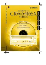 Yamaha CD-R/RW Drive CRW6416SX Owner'S Manual preview