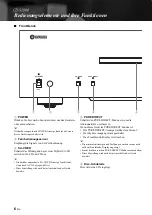 Предварительный просмотр 46 страницы Yamaha CD S2000 - SACD Player Owner'S Manual