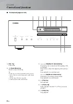 Предварительный просмотр 8 страницы Yamaha CD-S3000 Owner'S Manual