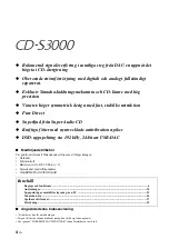 Предварительный просмотр 94 страницы Yamaha CD-S3000 Owner'S Manual