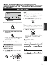 Предварительный просмотр 13 страницы Yamaha CD-S700 Owner'S Manual