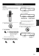 Предварительный просмотр 19 страницы Yamaha CD-S700 Owner'S Manual