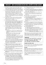 Предварительный просмотр 48 страницы Yamaha CD-S700 Owner'S Manual