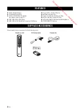 Preview for 6 page of Yamaha CD-S700B Owner'S Manual