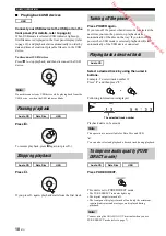 Preview for 14 page of Yamaha CD-S700B Owner'S Manual