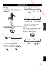 Preview for 19 page of Yamaha CD-S700B Owner'S Manual