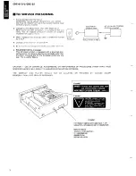 Preview for 3 page of Yamaha CDC-35 Service Manual