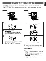 Предварительный просмотр 17 страницы Yamaha CDC-575 Owner'S Manual