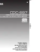 Preview for 1 page of Yamaha CDC-697 Owner'S Manual