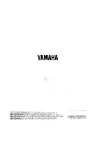 Предварительный просмотр 20 страницы Yamaha CDC-805 Owner'S Manual