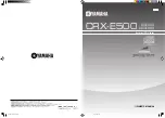 Yamaha CDC-E500 Owner'S Manual preview