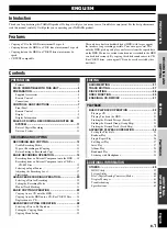 Preview for 3 page of Yamaha CDR-HD1000 Owner'S Manual