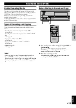 Preview for 15 page of Yamaha CDR-HD1000 Owner'S Manual