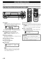 Preview for 16 page of Yamaha CDR-HD1000 Owner'S Manual