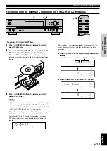 Preview for 17 page of Yamaha CDR-HD1000 Owner'S Manual