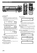 Preview for 18 page of Yamaha CDR-HD1000 Owner'S Manual