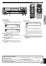 Preview for 25 page of Yamaha CDR-HD1000 Owner'S Manual