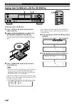 Preview for 26 page of Yamaha CDR-HD1000 Owner'S Manual