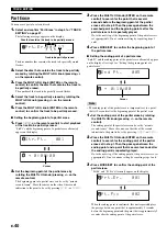 Preview for 42 page of Yamaha CDR-HD1000 Owner'S Manual