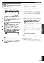 Preview for 47 page of Yamaha CDR-HD1000 Owner'S Manual