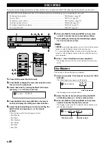 Preview for 48 page of Yamaha CDR-HD1000 Owner'S Manual