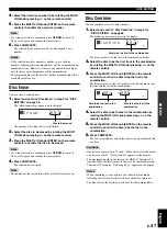 Preview for 49 page of Yamaha CDR-HD1000 Owner'S Manual