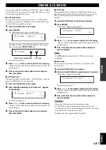 Preview for 53 page of Yamaha CDR-HD1000 Owner'S Manual